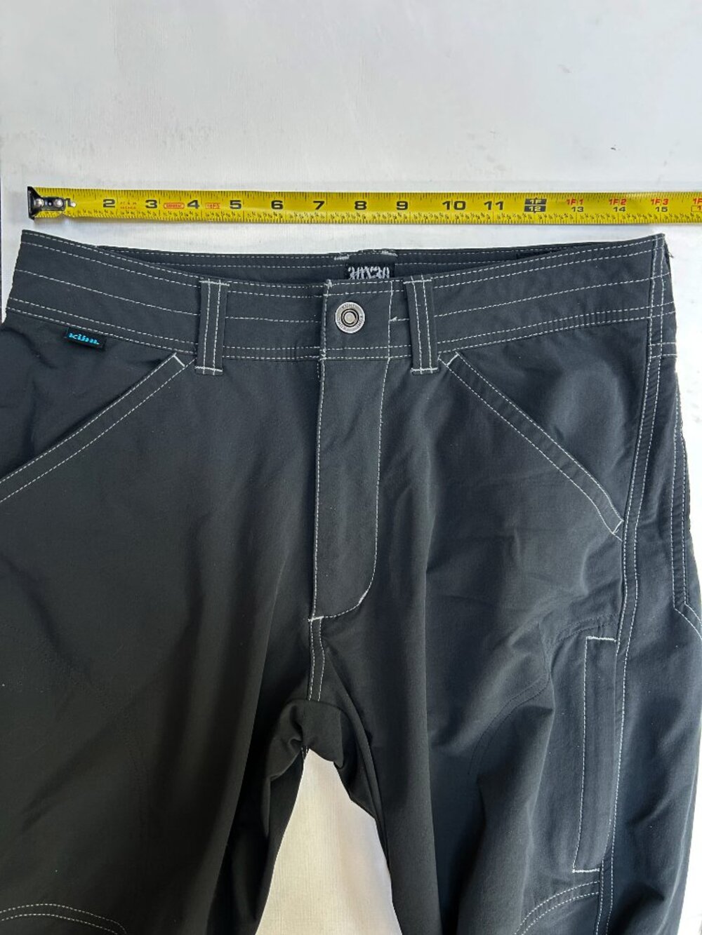 Kuhl Men’s 30x30 Gray Hiking Utility Pants Stretch Gorpcore Outdoor Cargo - Picture 6 of 8